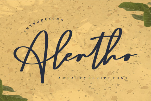 Alertho: The Handwritten Font That Elevates Brand Identity