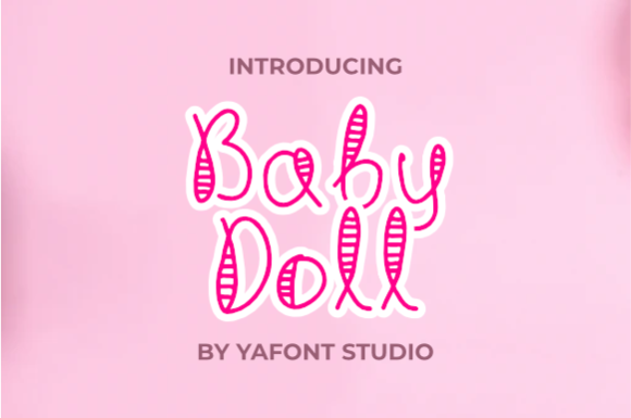 Baby Doll Font: Elevate Editorial Design