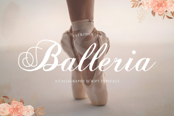 Balleria: The Elegant Script Font for Crafters