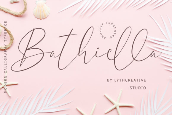 Bathiella: The Elegant Handwritten Font for Crafters