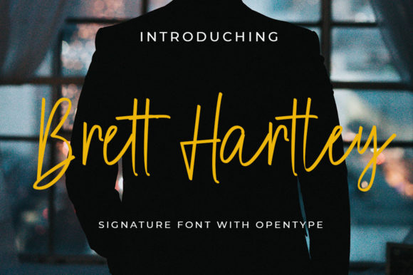 Brett Hartley: A Premium Script Font for Modern Web Design