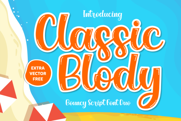 Classic Blody Font for Handmade Creators