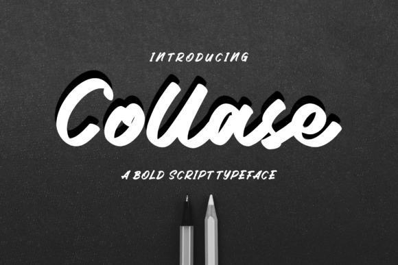 Collase: A Bold Script Font for Modern Web Design
