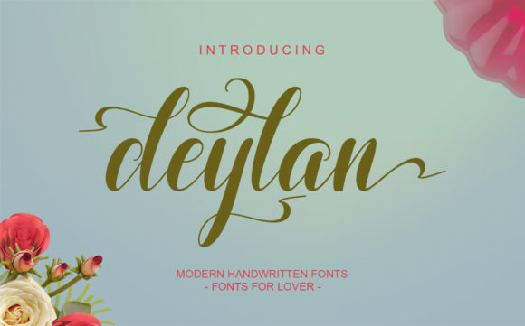 Deylan: A Flowing Handwritten Font for Editorial Design