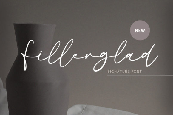 Fillerglad: A Handwritten Font for Editorial Design