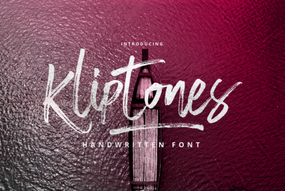 Kliptones: A Handwritten Font for Editorial Warmth