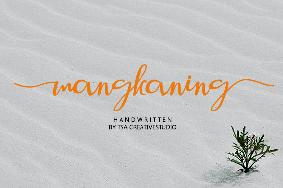 Mangkaning: A Handwritten Typeface for Editorial Design
