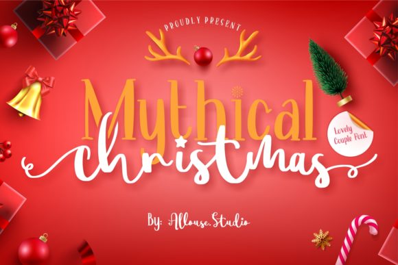 Mythical Christmas Font for Handmade Creators