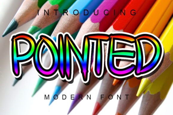 Pointed: A Modern Script Font for Editorial Design