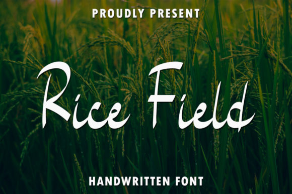Rice Field: A Handwritten Font for Editorial Design