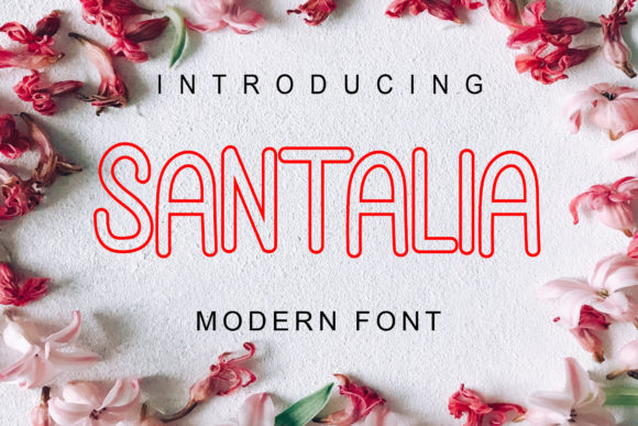 Santalia: The Handwritten Font for Bold Branding