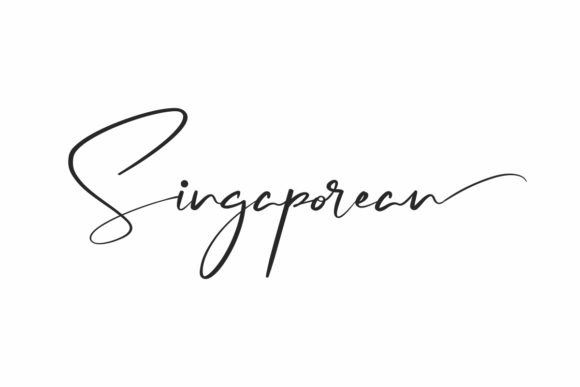 Singaporean: The Handwritten Font for Modern Marketers