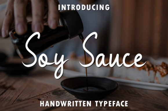 Soy Sauce: A Handwritten Font for Editorial Charm