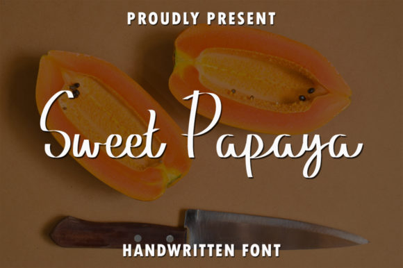 Sweet Papaya: A Handwritten Font for Web Design