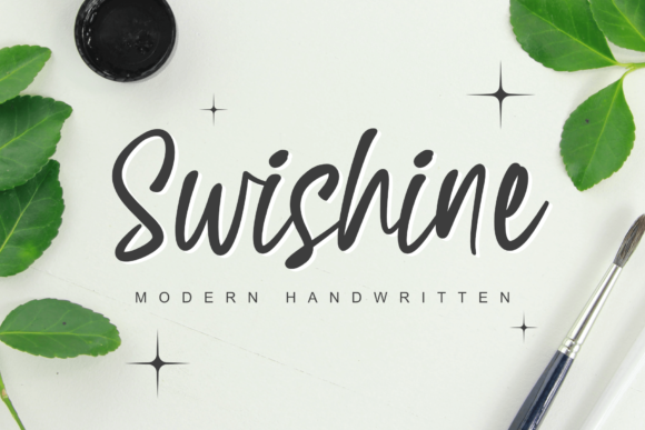 Swishine: A Handwritten Font for Branding