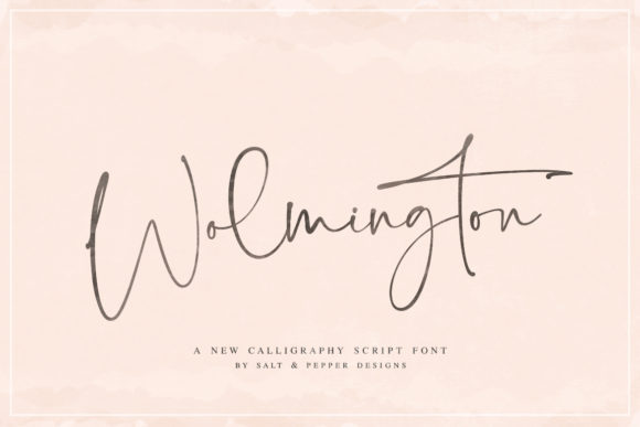 Wolmington: A Handwritten Font for Brand Identity